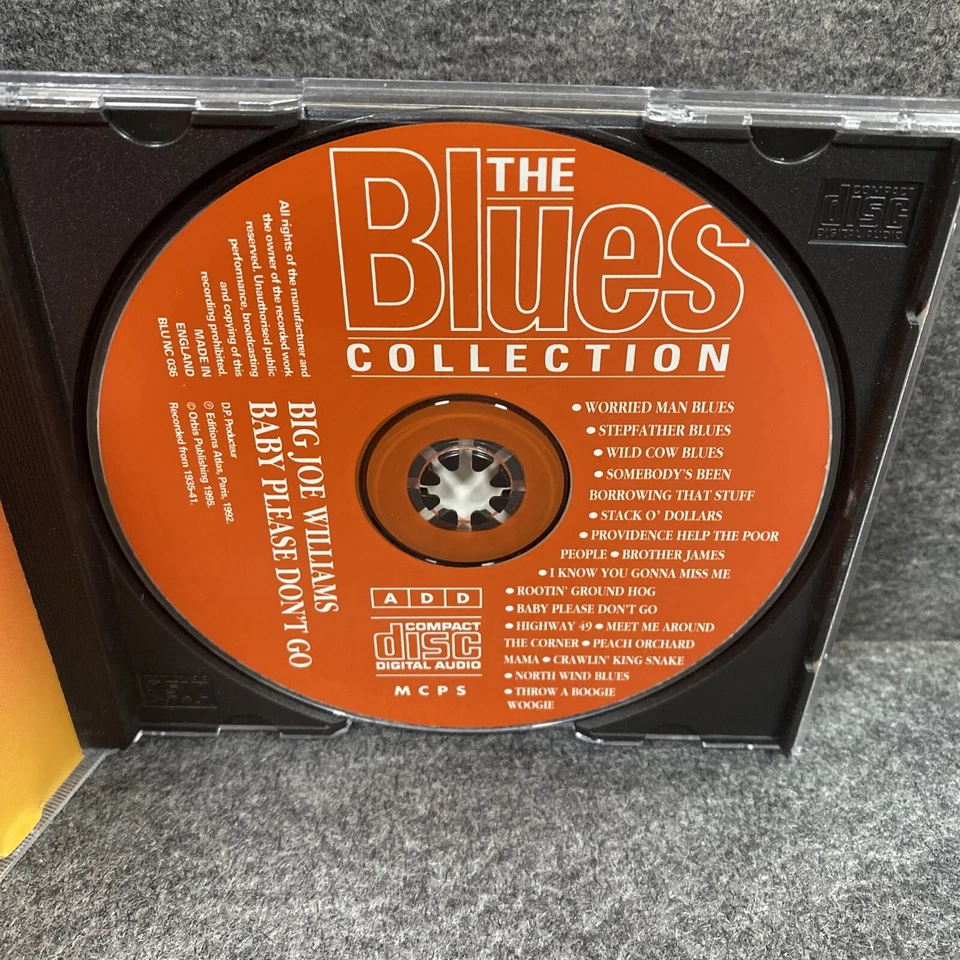 The Blues Collection: Big Joe Williams - Baby Please Don't Go (1995) CD.. Foto 2 de 4