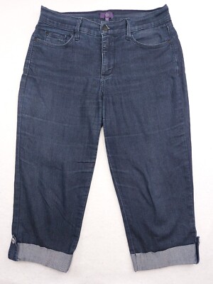 NYDJ Women's Thigh Shaper Crop Capri Jeans - Pull-On Denim With Tummy Control - View #9