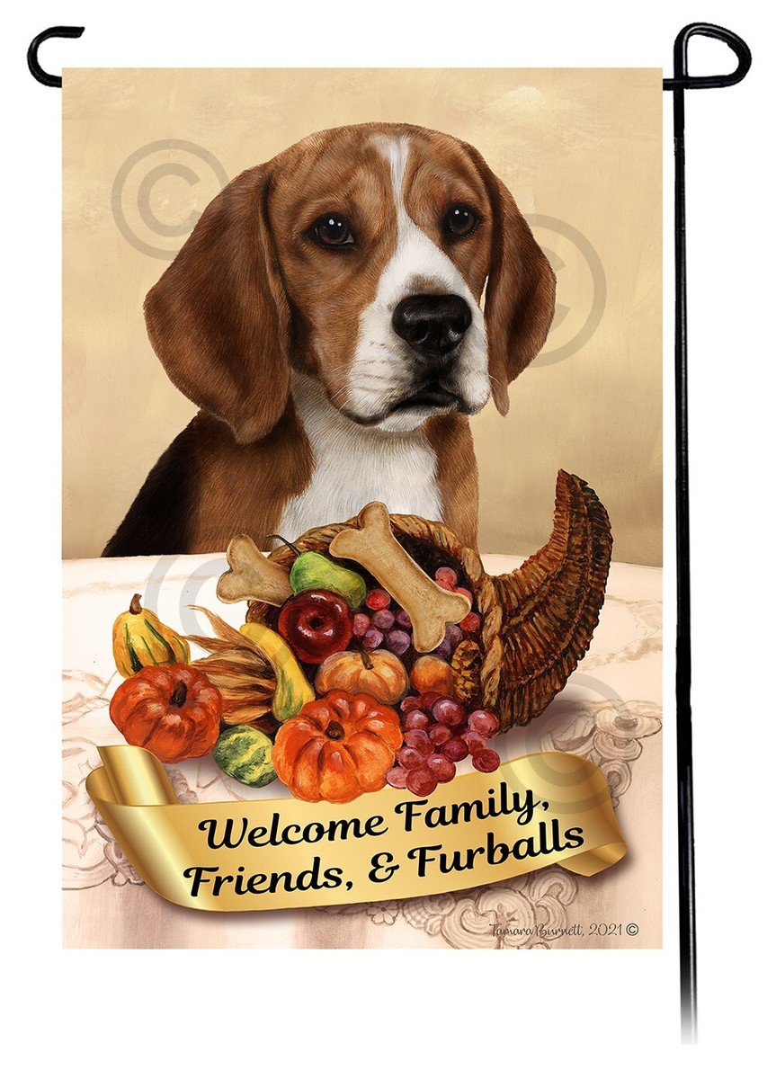 Beagle Thanksgiving Garden Flag | eBay