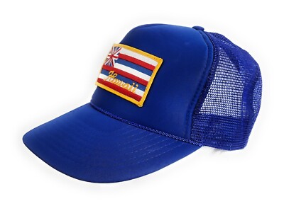 Vintage Hawaii Snapback Trucker Hat Embroidered Cap  display picture 2