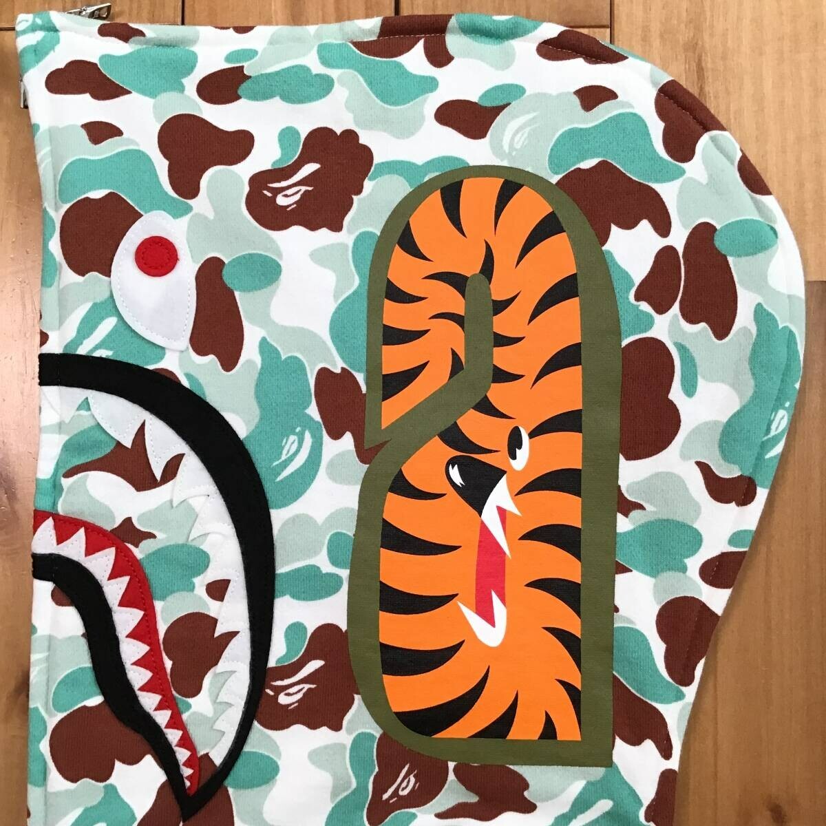 2024 Sendai Store Camo BAPE shark full zip hoodie A Bathing Ape