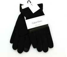 Calvin Klein Men's Gloves Suede Leather Quilted Touchscreen Winter Glove, 70