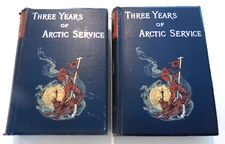 Three Years of Arctic Service Lady Franklin Bay Expedition 2 Vol Greely Map 1886