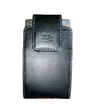 BlackBerry Cell Phone Leather Case Holster With Swivel Belt Clip HDW-23466-001