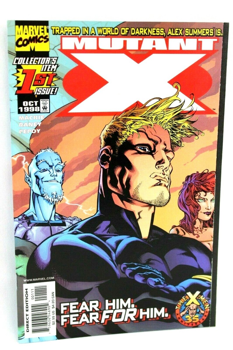 Mutant X #1 Alex Summers Fear Him Howard Mackie 1998 Comic Marvel