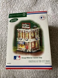 Dept 56 Christmas in the City - CHICAGO WHITE SOX Souvenir Shop RETIRED 2006 NEW