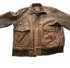 Vintage Genuine Leather Flying Jacket  - Men's Large - Petroff Ltd Edition 600
