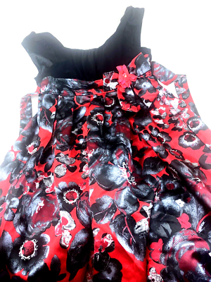 Girls Formal Dress Size 7 Bow Back Tie Floral Flowers Sleeveless Buttons Kids | eBay Girls Formal Dress Size 7 Bow Back Tie Floral Flowers Sleeveless Buttons Kids | eBay