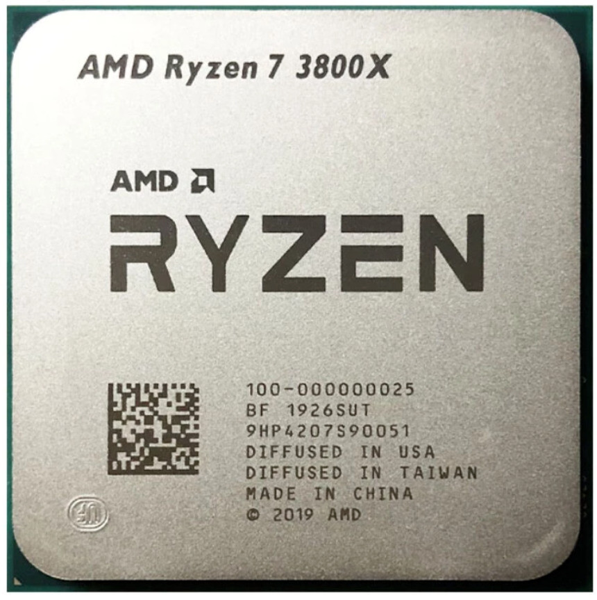 CPU AMD Ryzen 7 3800X CPU AMD Ryzen 7 3800X R7-3800X 3.9GHz 8Core 16Thr 32MB 105W AM4 CPU