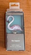 Vintage Pier 1 Imports Glass Flamingo Bottle Stopper