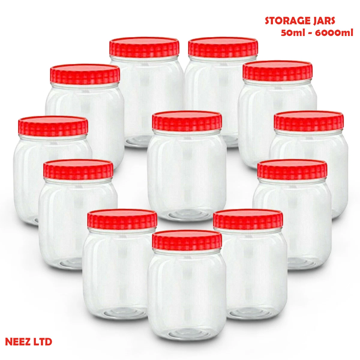 Large Decorative Glass Jar With Lid for Cookie Sweet Kitchen Storage 4000  ml