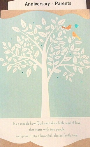 ANNIVERSARY Card for My PARENTS, Wedding Anniversary MOM AND DAD HALLMARK 50C - Picture 31 of 50