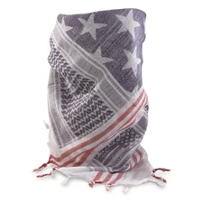 American Flag Shemagh Stars and Stripes Tactical Scarf, Arab Keffiyeh Bandana