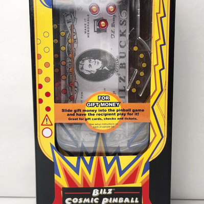 Bilz Cosmic Pinball Gift Card Money Holder Puzzle Brainteaser