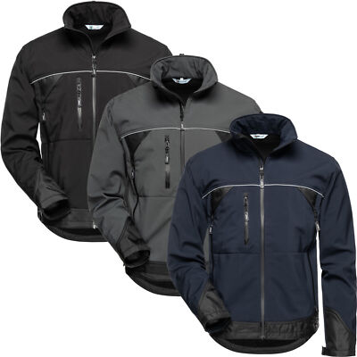 Softshelljacke Elysee Softshell Jacke Funktionsjacke alpha beta gamma grau blau