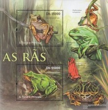 Sao Tome e Principe bloc-feuillet 835 neuf avec gomme originale 2011 grenouilles