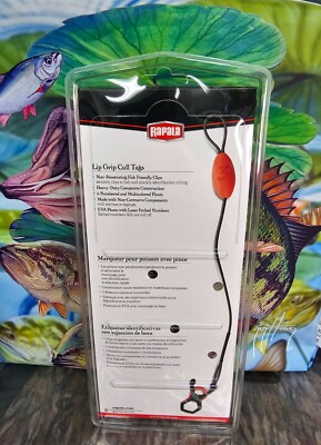 Rapala Lip-Grip Cull Tags | Etichette Galleggianti Per Pesca Per Selezionare Le Prede | Confezione RLGCT