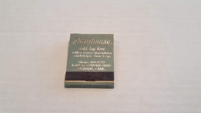 Matchbook Playhouse cold beer Oxnard California missing some matches          Q 