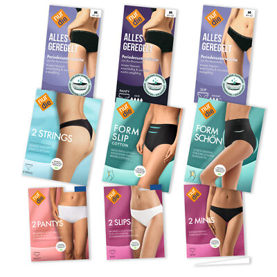 Nur Die Damen Slip Unterhose Stretch Baumwolle Panty String Tanga Spitze Panties