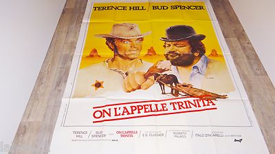 Tableau Toile Terence Hill "Saloon" 80x60cm - Œuvre Officielle, Impression Sur Toile Tendue Sur Châssis Bois