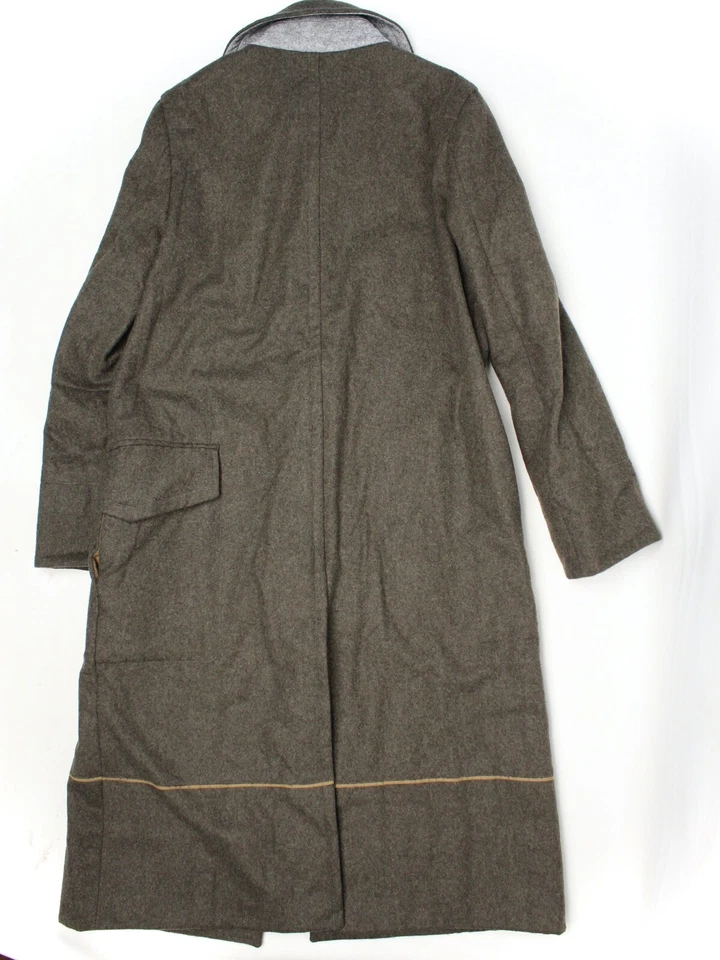 Casaco John Bartlett feminino 42 IT lã verde acastanhada comprimento total Itália - Imagem 2 de 4