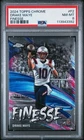 2024 Topps Chrome - Finesse Drake Maye #F-2 (RC) PSA 8 Pop 8 Patriots