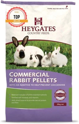 Heygates Commercial Rabbit Pellets with Coxiril Coccidiostat 20kg