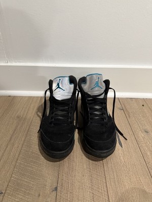 Men Size 10.5 - Nike Jordan 5 Retro Mid Aqua Pre-Owned NO ORIGINAL BOX Authentic