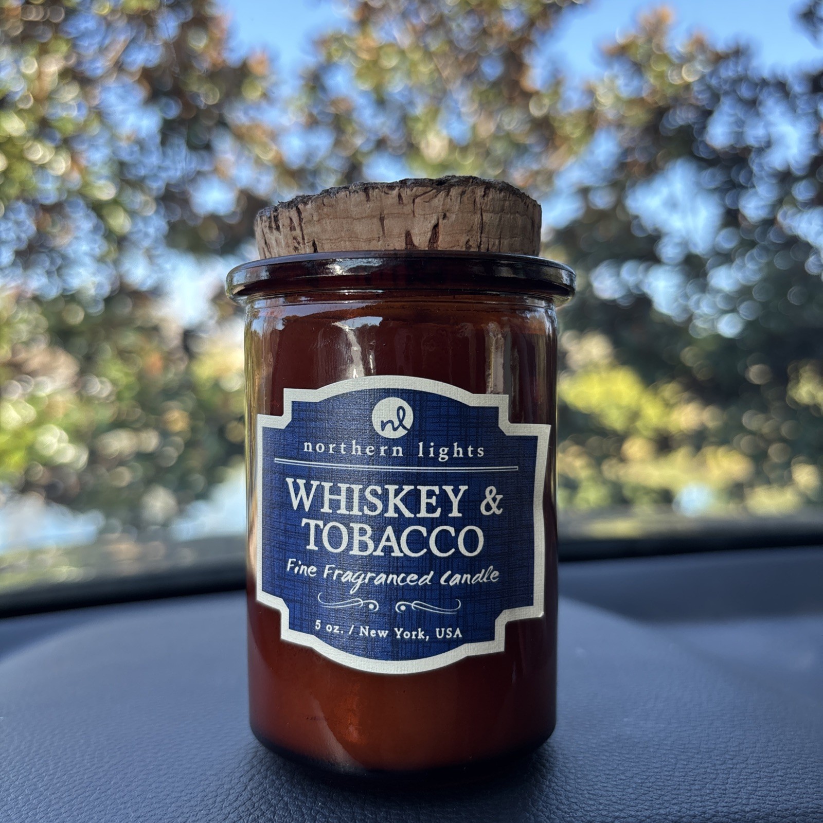 - Spirit Jar Candles - Whiskey & Tobacco - 52601