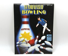 Championship Bowling ( Nintendo NES ) Authentic Tested Complete CIB w/ Poster