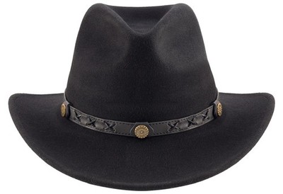 Scippis MacKay Wollhut Schwarz   Moderner Filzhut | Stilvoll & bequem