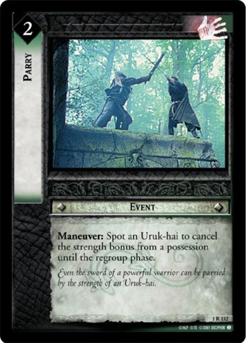 Parry - Foil Mint/Near Mint LOTR: Fellowship of the Ring (Foil)