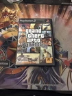 Grand Theft Auto: San Andreas (Sony PlayStation 2, 2004) GTA PS2 w Manual Tested