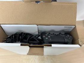 Sony PlayStation 4 Slim 500GB Black Console w/ Uncharted 4 Box - Tested & Works