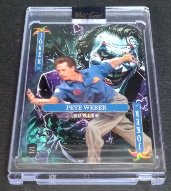 2025 Wild Card Jokers Wild Multi-Sport Pete Weber Joker 1/1