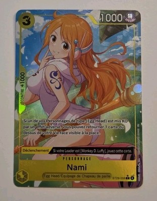 Nami ST29-008 Parallel Starter Deck Full Art One Piece TCG FRENCH