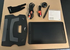 Huion Kamvas 12 Graphics Tablet Orange Pen Display No Box Free Shipping