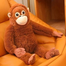 DJUNGELSKOG Orangutan Soft Toy - Brown 66cm Monkey Plush Toys