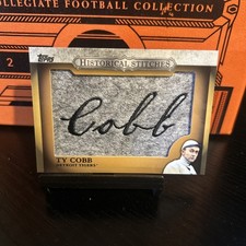 2012 Topps #HS-TC Ty Cobb Historical Stitches