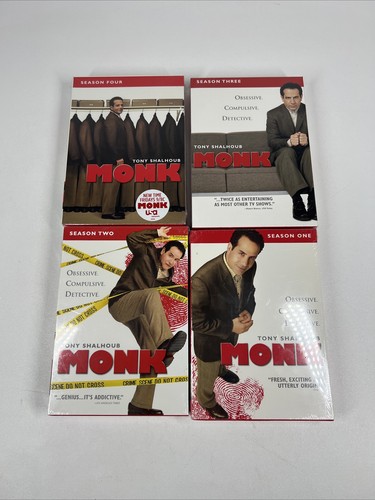 Monk Staffel 1 2 3 4 DVD NEU Factory Sealed Tony Shalhoub Private Detective Show - Bild 5 von 6