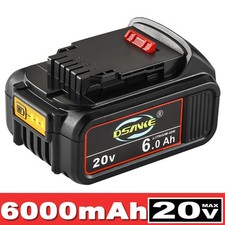 For DeWalt 20V 20 Volt Max 6.0AH Lithium Ion Battery DCB206 DCB205 DCB200 DCB201