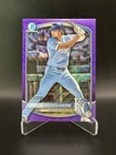 2025 Bowman Chrome Jac Caglianone Purple Wave Refractor /250 #BCP-154 Royals