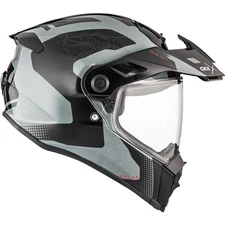 CKX Atlas Motorcycle Helmet Single Shield Quick Release Proclip Bedrock Gray