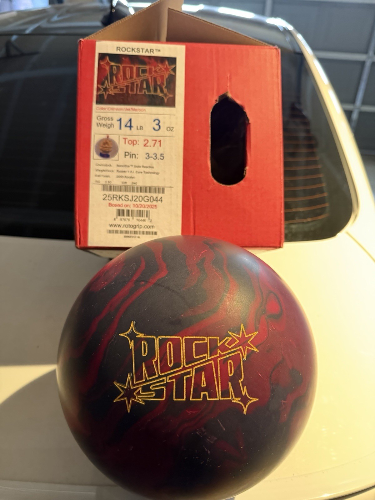 14lbs Roto Grip Rock Star Bowling Ball