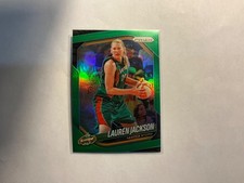 2025 panini wnba prizm LAUREN JACKSON # 91 base green prizm