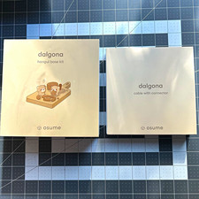 osume Dalgona Hangul Base Kit Keycaps  Matching Wired USB Cable