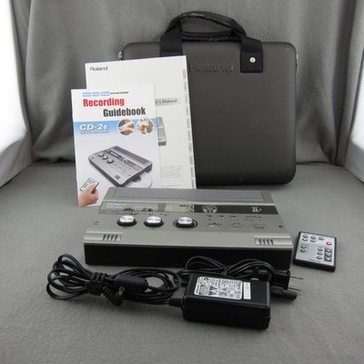 Roland CD-2e w/ 512mb SDcard, Manual, Adapter, Case, Remote Tested Working