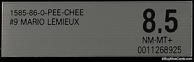 1985-86 Mario Lemieux O-Pee-Chee RC Rookie #9 BGS 8.5 PWCC Top 30% - Image 2 of 4