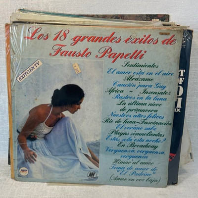 Fausto Papetti - Los 18 Grandes Exitos 1982 Vinyl LP ATC 146098, VG+/VG