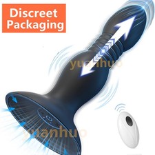 Remote Powerful Prostate Massager Dual Motor Male Waterproof Vibrator Women Men